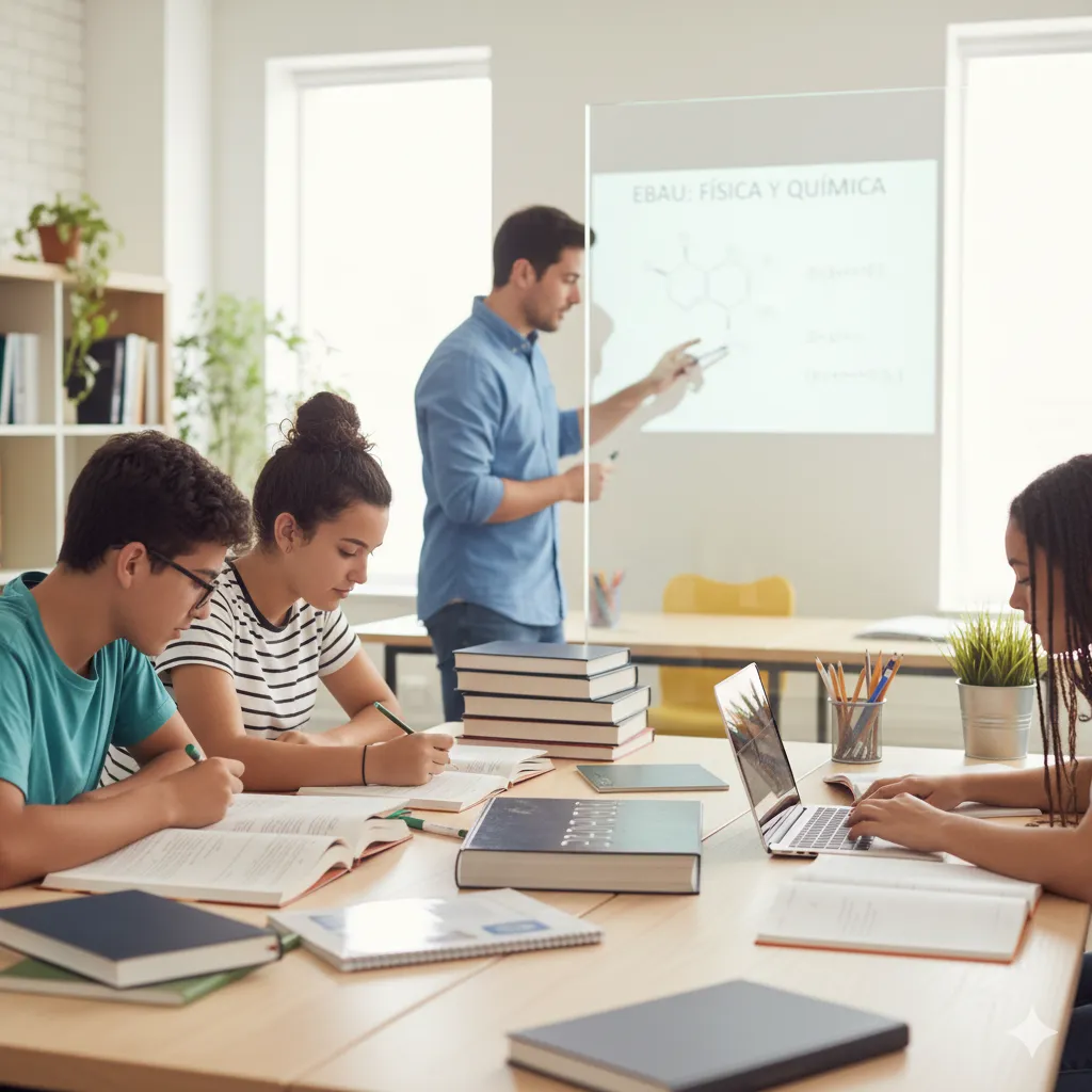 Clases de Apoyo Bachillerato: Preparación intensiva para las asignaturas más complejas y orientación hacia la selectividad (EBAU/PAU) con Formación Contreras