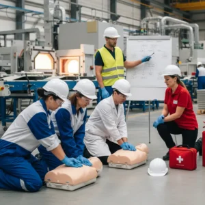 Curso de PRL en Empresas de Vidrio y Cerámica e Introducción a Primeros Auxilios