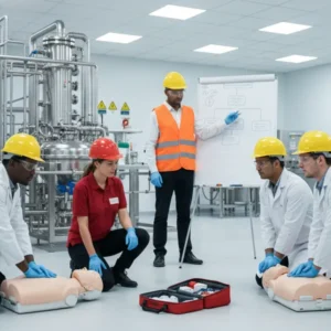 Curso de PRL en empresas quimicas y primeros auxilios