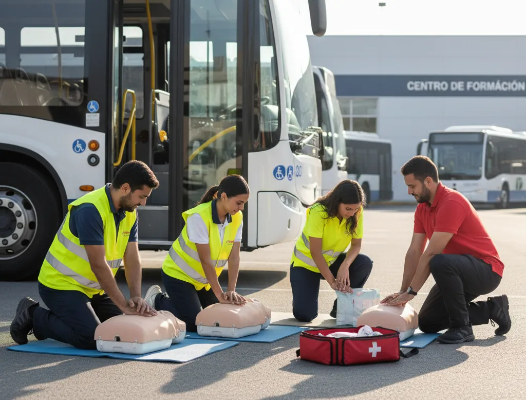 Curso de PRL en transporte de personas por carretera y primeros auxilios